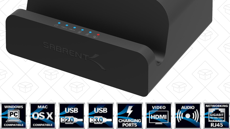 Sabrent USB 3.0 Universal Docking Station, $60, use code SLIKRICA